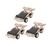 JOINPAYA Juego De 3 Kit Solar Infantil para Construcción DIY de Coches Educativos de Energía Renovable Stem para Niñas Proyecto Científico de Energía Solar y Robótica para Aprendizaje
