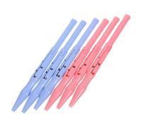 JOINPAYA Juego de 6 Agujas de Bordado de Plástico para Fieltro Aguja Herramienta Ergonómica para Manualidades y Labores de Hilo Punzones de Precisión para Proyectos de Tejido y Bordado