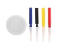 JOINPAYA Juego de Agujas para Engrasador de Precisión para Relojes Kit de Reparación de Relojes Bolígrafo y Plato de Aceite Herramienta Portátil Multifuncional de Pulsera y Pared