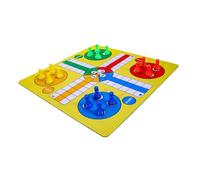 JOINPAYA Juego De Ajedrez Aéreo Ludo para Fiestas, Tamaño Pequeño 35cm, Tablero y Fichas Ligeras, Juguetes De Ajedrez Portátiles De Mesa, Kit Práctico para Viaje y Escritorio