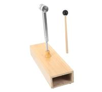 JOINPAYA Juego De Diapasones Curativos C128hz De Aleación De Aluminio Con Caja De Resonancia De Madera Acústica, Instrumento De Sanación Para Meditación, Relajación y Equilibrio