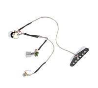 JOINPAYA Juego de Pastillas de Guitarra Precableadas Arnés y Dos Perillas Giratorias para Guitarras Eléctricas y Jazz