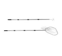 JOINPAYA Juego de Red Telescópica para Atrapar Pollos y Aves de Corral Red de Captura de Acero Inoxidable Gancho Reforzado para Granja Herramienta Plegable para Cazadores de Animales