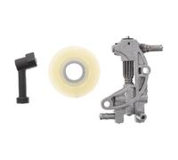 JOINPAYA Juego de Repuestos para Motosierra con Engranaje de Turbina y Boquilla de Aceite en Acero Inoxidable y Plástico para Mantenimiento y Tareas Prolongadas Color Color Aleatorio