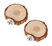 JOINPAYA Juguete De Madera para Hámster y Aves, Plataforma y Tabla De Salto Resistente, Tamaño 6-8 Cm, Accesorios para Jaulas Domésticas, Adecuado para Conejillos De Indias y Pájaros Pequeños