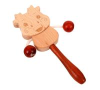 JOINPAYA Juguete Musical De Percusión Para Bebés Tambor De Mano De Madera Estimula La Coordinación y Comunicación Familiar y Desarrollo Infantil