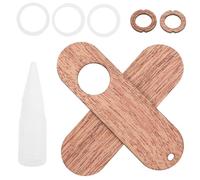 JOINPAYA Kazoo de Madera DIY Instrumento Musical para Adultos Acompañamiento de Guitarra Flauta Dulce de Madera Armónica de Boca