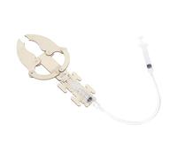 JOINPAYA Kit de Construcción de 3 Brazos Robóticos Hidráulicos de Madera Modelo de Mano Mecánica Biónica DIY Juguete Educativo Stem para Proyecto de Ingeniería Práctica y Aprendizaje