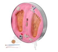 JOINPAYA Kit de Huellas de Manos para Marco de Fotos Huellas de Manos para Bebés Recién Nacidos, Rosa, Barro, Impresiones Claras y Detalladas, Fácil de Usar, 100day Celebrations,