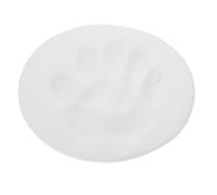 JOINPAYA Kit de Huellas de Manos y Pies para Recién Nacido, de Madera y Arcilla, Recuerdo Blanco para Baby Shower y Cumpleaños