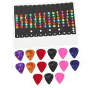 JOINPAYA Kit De Pegatinas Para Escalas De Guitarra Para Principiantes 3 Juegos De Notas Para Diapasón Tus Habilidades Con La Guitarra Color Aleatorio