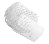 JOINPAYA Láminas de Malla Plástica Blanca 2 MM 2 Piezas para Manualidades DIY Plantillas para Hacer Bolsos y Carteras Material Transpirable Resistente para Bordar y Proyectos Creativos