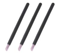 JOINPAYA Lápices Pulidores para Uñas 3 Piezas Tamaño Pequeño Cabezal de Cuarzo Negro Removedor de Piel Muerta para Manicura y Pedicura Profesional Portátil