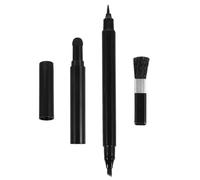 JOINPAYA Lápiz Cuidado Barba Hombre Doble Punta, Negro, Kit de Relleno con Cepillo para Bigote, Herramienta Precisa para Perfilado y Mantenimiento Diario