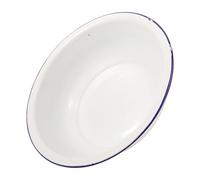 JOINPAYA Lavabo de Esmalte Retro de 32cm, Cuenco Multifunción para Pies y Cara, Adecuado para Baño y Cocina, Diseño Vintage Blanco