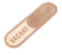 JOINPAYA Letrero Deslizante de Privacidad Acrílico para Puerta Indicador de Estado Reservado o Libre Señal para Oficina Baño Restaurante y Sala de Reuniones