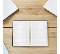 JOINPAYA Libro de Contabilidad 2 Piezas Cubierta de PP Páginas Interiores Rayas Horizontales Cuaderno de Control de Gastos y Planificador de Presupuesto Personal para Seguimiento