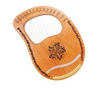 JOINPAYA Lira para Principiantes de Cuerdas Instrumento de Cuerda Artesanal de Madera Arpa de Estilo Antiguo para Tocar Casa o Fiestas