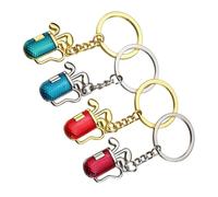 JOINPAYA Llaveros de Golf 3D Diseño Realista Set de 4 Unidades Colgantes Variados Accesorios Duraderos para Llaves Mochilas y Regalos Originales