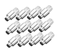 JOINPAYA Luces para Ruedas de Bicicleta de Montaña Resistentes al Agua 12 Piezas de Luces Intermitentes para Radios de Rueda Cuerpo de Acero Inoxidable Iluminación Automática para