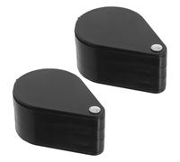 JOINPAYA Lupa Plegable Portátil de 3 Lentes Acrílicas Lupa Óptica Compacta para Lectura y Joyería Aumento hasta 10X Adecuado para Monedas Sellos y Uso Diario
