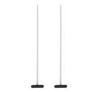JOINPAYA Martillo de Reflejos Neurológico Compacto 2 Piezas Martillo de Diagnóstico de Cabeza Redonda, Plástico, Negro para Evaluación de Tendones Profundos, Estudiantes de Medicina