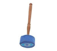 JOINPAYA Mazo para Cuenco Tibetano de Madera de 28 Cm Varita de Fieltro Azul, Accesorio para Meditación y Terapia de Sonido Manejo Cómodo y Propiedades Acústicas Mejoradas