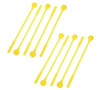 JOINPAYA Mazos de Percusión y Baquetas de Plástico para Instrumentos Musicales, 10 Unidades, 20 CM, Diseñados para Uso en Presentaciones y Ensayos