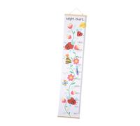 JOINPAYA Medidor De Crecimiento Infantil Lienzo Oil Diseño De Flores Rango De Altura Para Decoración De Pared Habitaciones De Niño Niña Portátil y Duradero