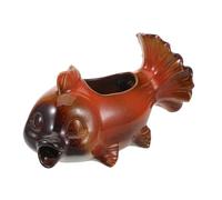 JOINPAYA Método Antiguo De Cría De Peces Y Dispositivo De Flujo De Agua Fuente De Patio Decoración Figuras De Peces De Cerámica