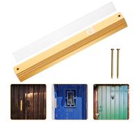 JOINPAYA Mezuzá de Metal para Puerta Símbolos Judíos, Decoración Religiosa Retro para Hogar y Oficina, Adorno de Pared en Aleación de Aluminio 13 CM