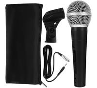 JOINPAYA Micrófono Vocal Dinámico con Malla Esférica y Cable para Cantar para Ktv y Escenarios Ktv