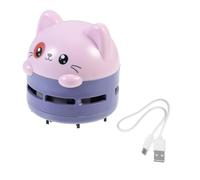 JOINPAYA Mini Aspiradora Portátil de Escritorio Diseño Ligero y Fácil de Operar, Limpiador de Polvo y Residuos para Oficina, Escuela y Hogar