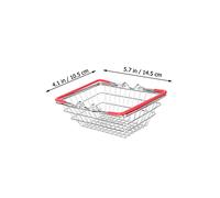 JOINPAYA mini cesta de la compra cesta de la compra pequeña con asa s almacenaje baño almacenaje baño de la compra de juguetes mini de supermercado caucho