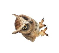 JOINPAYA Modelo de Animal de Simulación Búho de Plástico Realista para Niños Educación Cognitiva y Estimulación de Inteligencia Adecuado para Hogar y Oficina