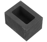 JOINPAYA Molde de de Grafito para Fundición de Metales de Aleación Molde de Pellets Resistente Alta Pureza Tamaño 50×36×30 MM Adecuado para Fundir Oro Plata Cobre Zinc y Latón en