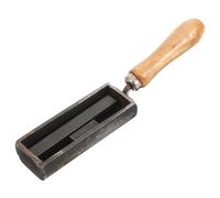 JOINPAYA Molde de Lingotes de Hierro Mini 10 CM con Mango de Madera Estilo Europeo para Fundición de Plata y Oro Herramienta de Fundición para Bricolaje y Joyería Artesanal