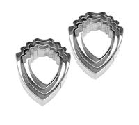 JOINPAYA Molde de Pétalos de Acero Inoxidable para Manualidades 8 Piezas Cortadores para Arcilla Polimérica y Fondant Herramienta para Modelar Flores Kit de Corte para Cerámica y