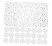 JOINPAYA Molde de Silicona para Sellos de Cera 24 Cavidades Redondas Tapete Reutilizable para Manualidades y Velas Flexible y Resistente para Uso Hogar y Fiestas