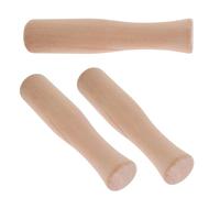 JOINPAYA Mortero de Mano Doméstico Machacador de Ajos 3 Piezas de Madera de Haya y Ablandador de Carne, Fácil de Limpiar, para Moler y Machacar en Cocina