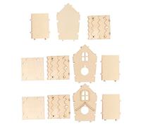 JOINPAYA Nido de Pájaro Artesanal y Caja de Cría de Aves de Madera Paulownia sin Olor, Tamaño 11.2X8.5X6.6 CM, Decoración para Manualidades y Hogar, Adecuado para Loros y Pájaros