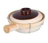 JOINPAYA Olla de Barro para Cocinar de Arcilla y Hierro, Resistente a Altas Temperaturas, Versátil para Guisos y Arroz en Reuniones Familiares y Viajes