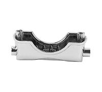 JOINPAYA Orejeta De Doble Extremo Accesorios Kit De Batería Terminal Ovalado Conector De Tambor Gancho De Garra De Tambor Silver Metal