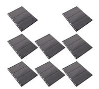 JOINPAYA Páginas para Álbum de Sellos 8 Unidades Hojas Negras Doble Cara 28x21 Cm, Suministros para Coleccionistas de Tarjetas y Almacenamiento para Colección de Sellos, Adecuado