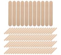 JOINPAYA Palitos de Madera para Manualidades Mini 65X10 MM 600 Unidades Naturales Palitos de Helado Seguros y Suaves para Arte Bricolaje Proyectos Escolares y Decoración Creativa