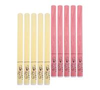 JOINPAYA Palitos de Moxibustión Vientre 10 Unidades Barra de Moxa SPA Suave Cuerpo Rojo y Amarillo para Uso en Abdominales y Relajación Hogar