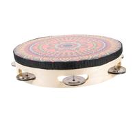 JOINPAYA Pandereta De Percusión Bohemia Para Adultos Pandereta Hilera Instrumento Musical Para Flamenco y Danza Rociera