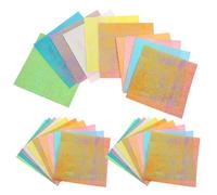 JOINPAYA Papel de Origami Cuadrado Iridiscente 10 CM 150 Hojas Multicolor Papel Decorativo para Manualidades Fácil de Doblar Adecuado para Proyectos DIY Infantiles y Decoración