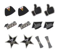 JOINPAYA Parche Termoadhesivo de Graduación 2026 12 Unidades Bordadas para Ropa y Accesorios Apliques para Jeans Mochilas y Sombreros Decoración Festiva para Estudiantes y Reparaciones