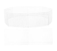 JOINPAYA Parque para Mascotas Pequeñas Valla Metálica Durable 23x35 Cm Conjunto 8 Paneles para Jaula De Hámster Parque De Entrenamiento para Roedores y Reptiles Domésticos